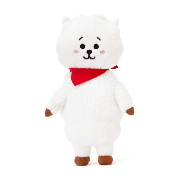 Line Friends BT21 Official Merchandise RJ Character Plush Standing Figure Décor