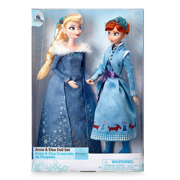 Disney Anna and Elsa Classic Doll Set - Olaf's Frozen Adventure - 11 1/2 Inch