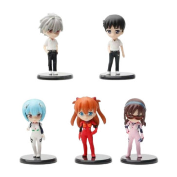 Neon Genesis Evangelion 5pc Figure Set