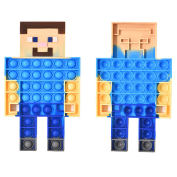 Minecraft Steve Pop It Poppet Fidget