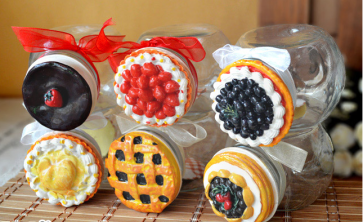 Cute Pie Top Candy Mason Jar 150ml 5oz