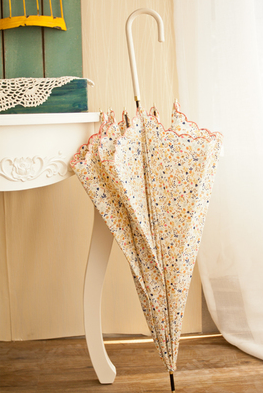 Japanese Zaka Floral Print Stick Umbrella