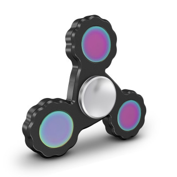 Sparin TYZEST Black with Rainbow Sides EDC Fidget Spinner