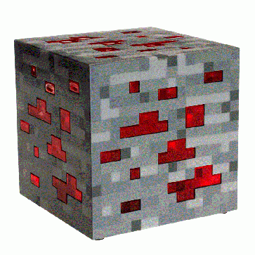 Minecraft Light-Up Redstone Ore