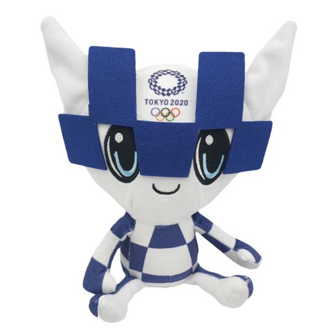 Tokyo 2020 Olympics Blue Miraitowa Mascot Plush Toy | Toy Popa