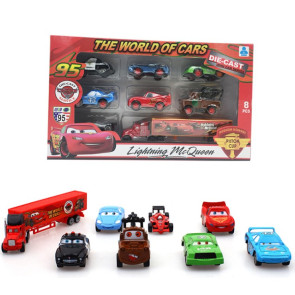 McQueen Cars Complete 8 pc Collection Set