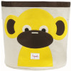 3 Sprouts Canvas Storage Bin Monkey