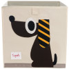 3 Sprouts Canvas Storage Box Dog