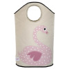 3 Sprouts Canvas Storage Laundry Hamper Swan