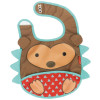 Skip Hop Zoo Tuck-Away Baby Bib Hedgehog
