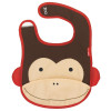 Skip Hop Zoo Tuck-Away Baby Bib Monkey