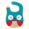 Skip Hop Zoo Tuck-Away Baby Bib Owl