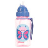 Skip Hop Zoo Little Kid Straw Bottle Butterfly