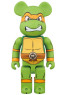 400% Bearbrick Michelangelo Teenage Mutant Ninja Turtles