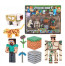 Minecraft Overworld Comic Maker Figure Pack, Steve With Iron Golem