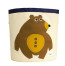 3 Sprouts Canvas Storage Bin Bear