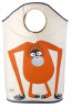 3 Sprouts Canvas Storage Laundry Hamper Orangutan
