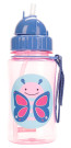 Skip Hop Zoo Little Kid Straw Bottle Butterfly