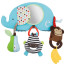 Skip Hop Alphabet Zoo Stroller Bar Toys Elephant Mirror