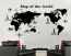 World Map Wall Decal Sticker