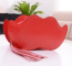 3D Women Mustache Fringe Shoulder Bag Purse