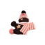 Soft Stripes Knitted Hat & Scarf Set Kids Baby